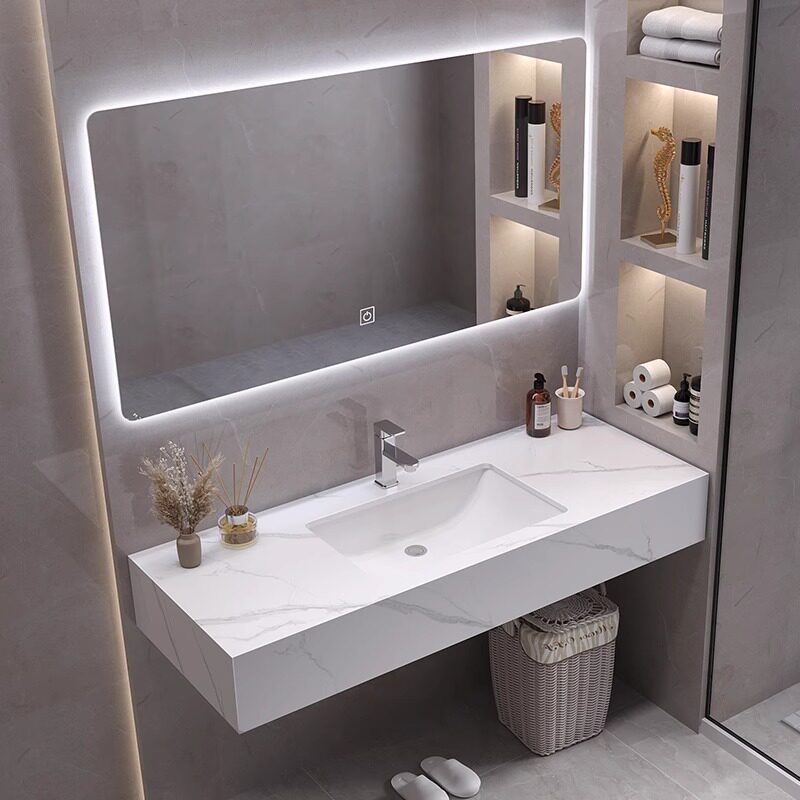 Home Bathroom Vanity Combo - Современный угловой шкаф-органайзер для ванной комнаты