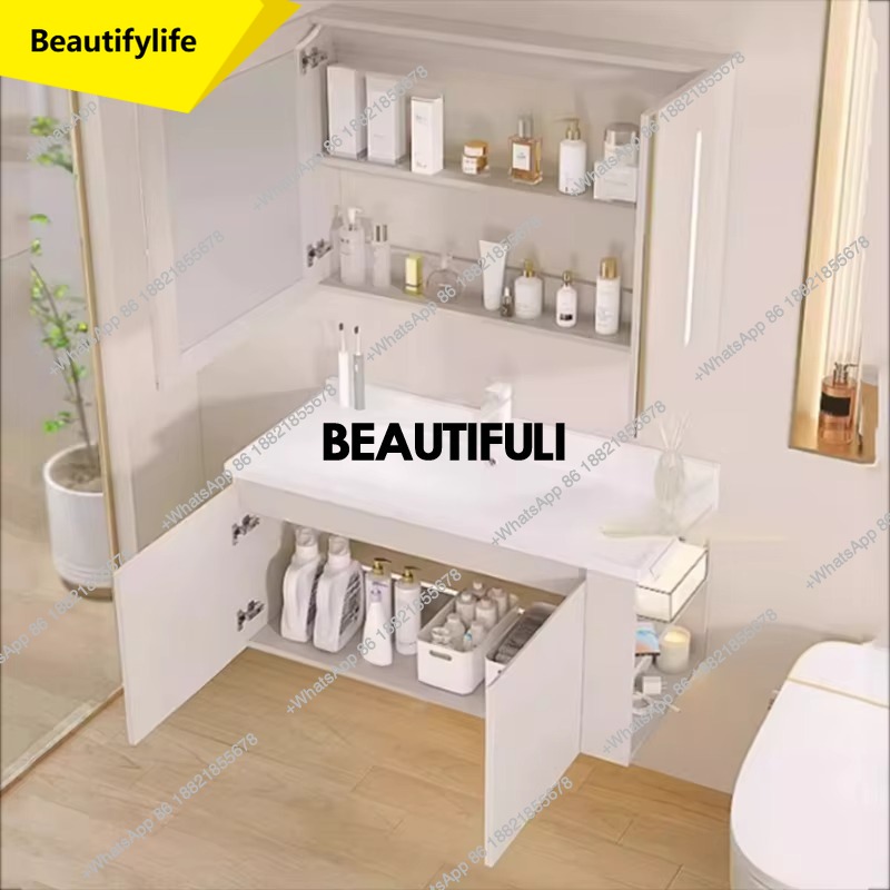 Home Bathroom Vanity Combo - A17 Зеркало для унитаза, органайзер для