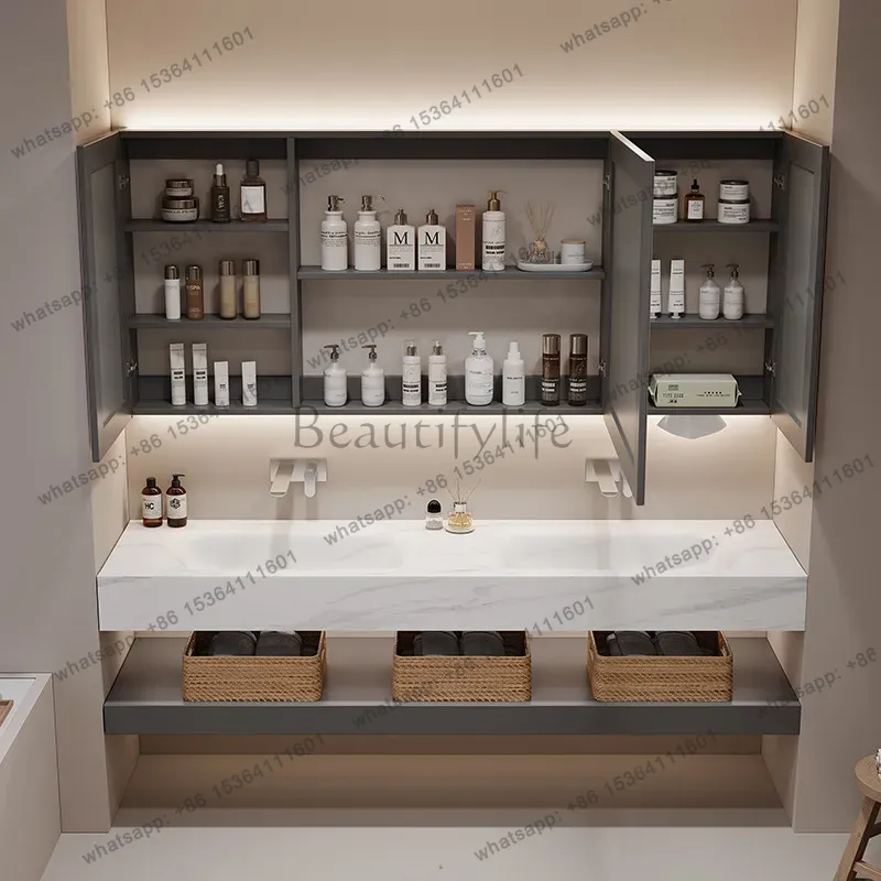 Home Bathroom Vanity Combo - LSSimple Роскошный шкаф для хранения в