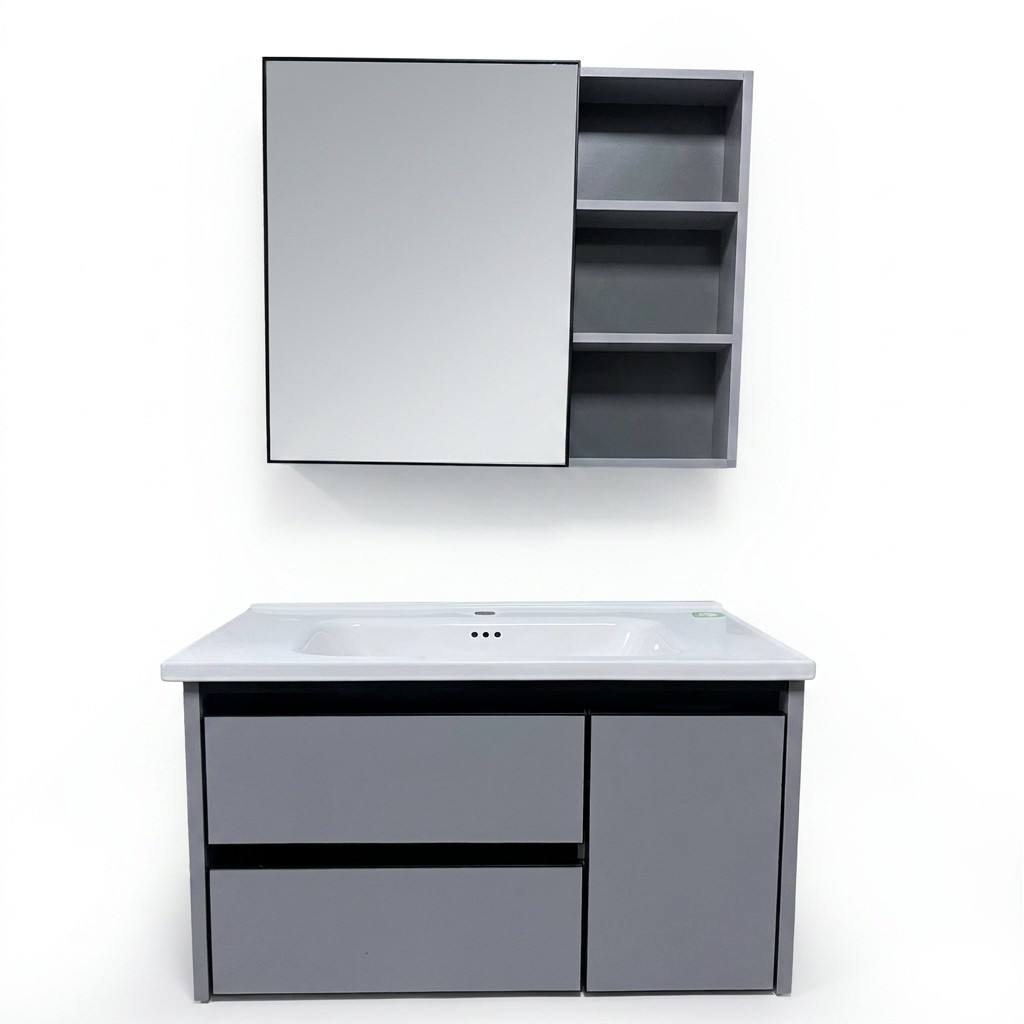 Home Bathroom Vanity Combo - Современный экологичный настенный шкаф для ванной