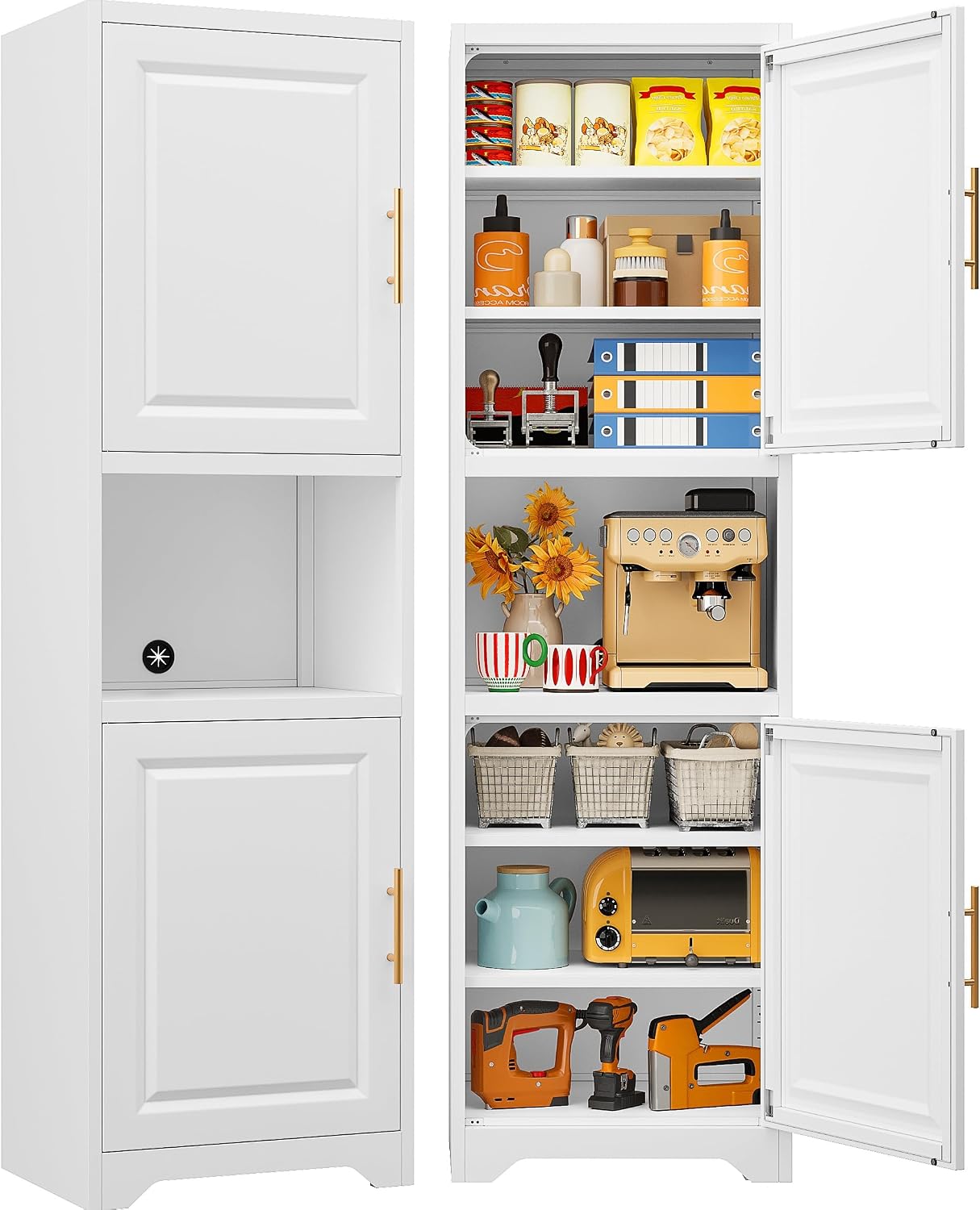 67-дюймовый узкий шкаф для хра – обзор и цена Home Bathroom Organizer
