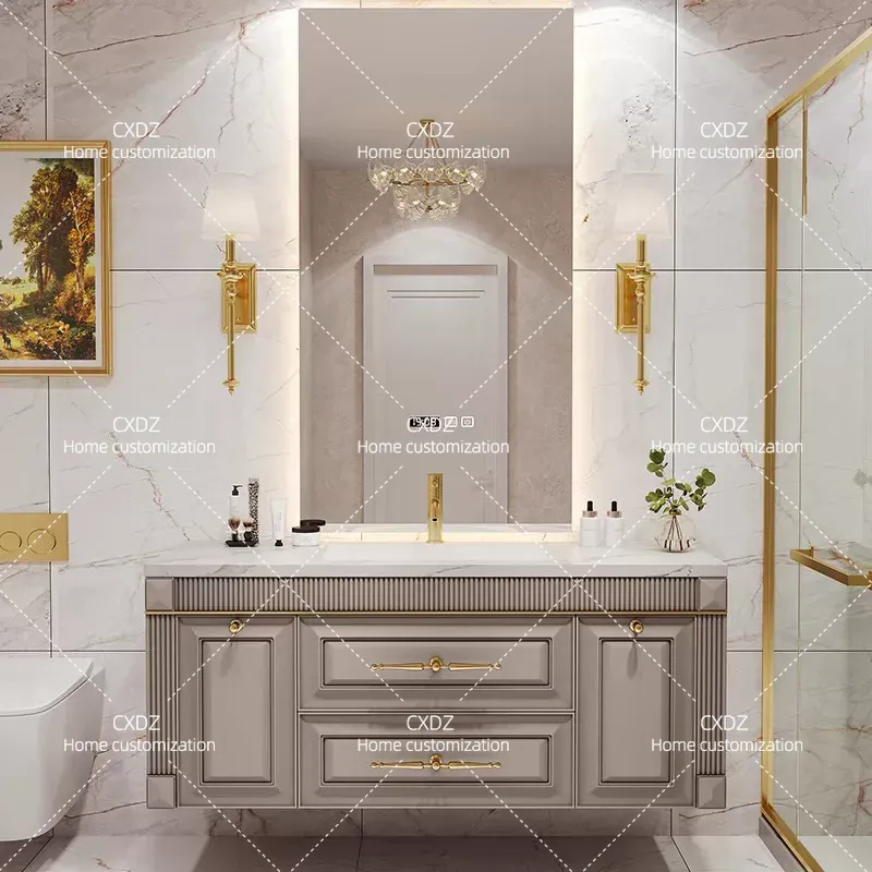Тумба для ванной из американск – обзор и цена Home Bathroom Vanity Combo
